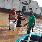 Mosambik unter Wasser