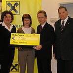 Spendenübergabe Raiffeisenkasse 2007
