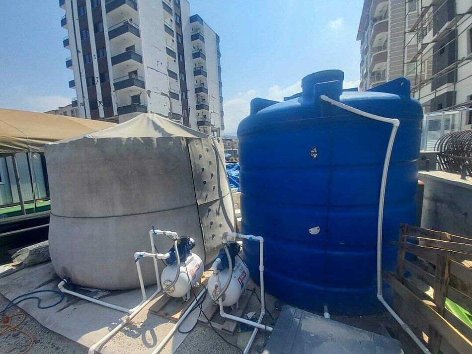 Wasser für die Erdbebenregion