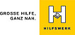 Gelbes Logo des Wiener Hilfswerk 