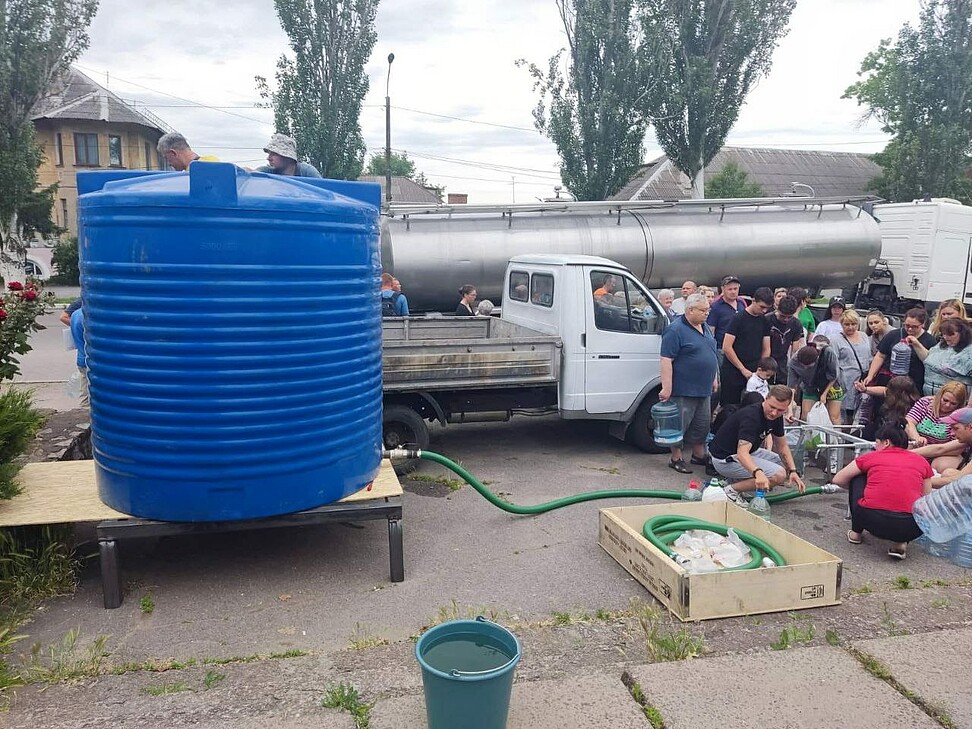 Wasser für die Südostukraine