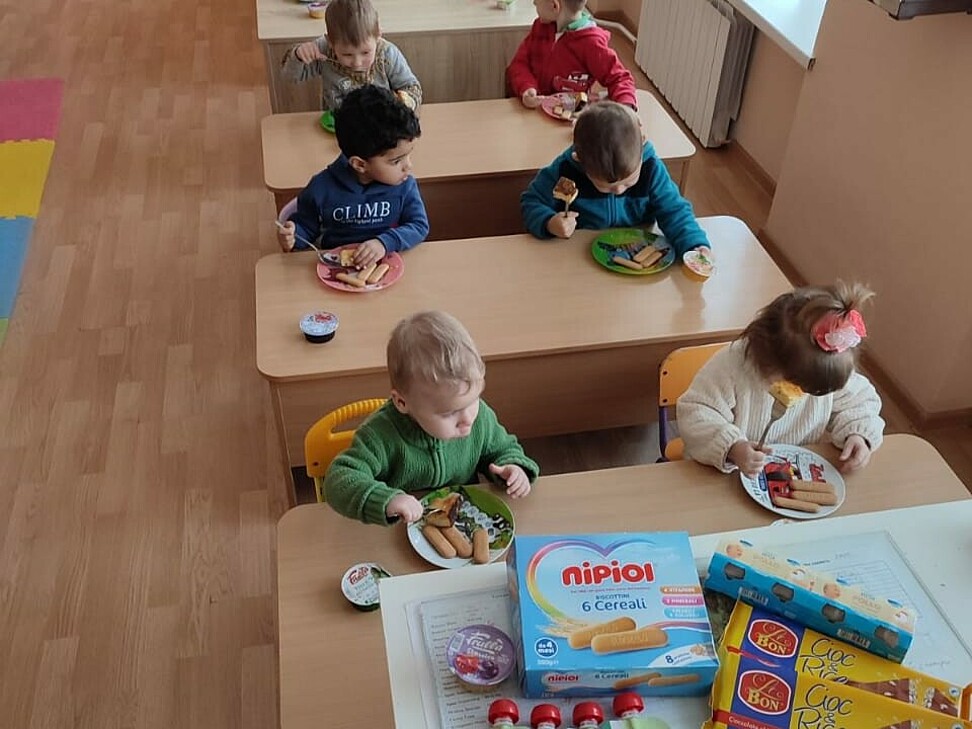 Waisenkinder in der Ukraine