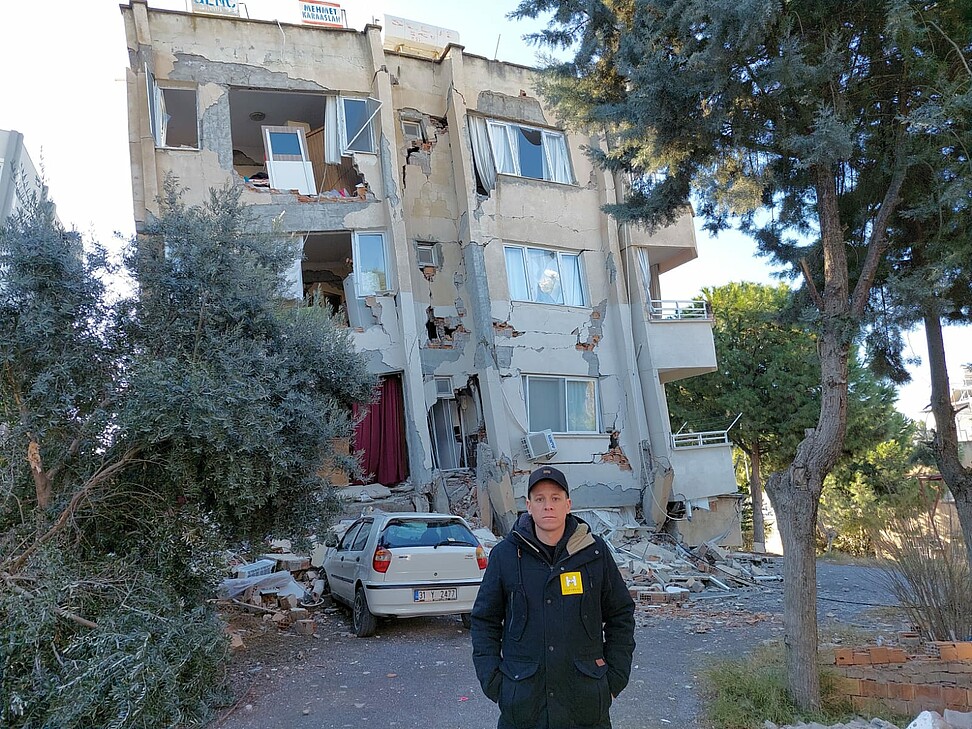 Zerstörung nach Erdbeben in Hatay / Türkei