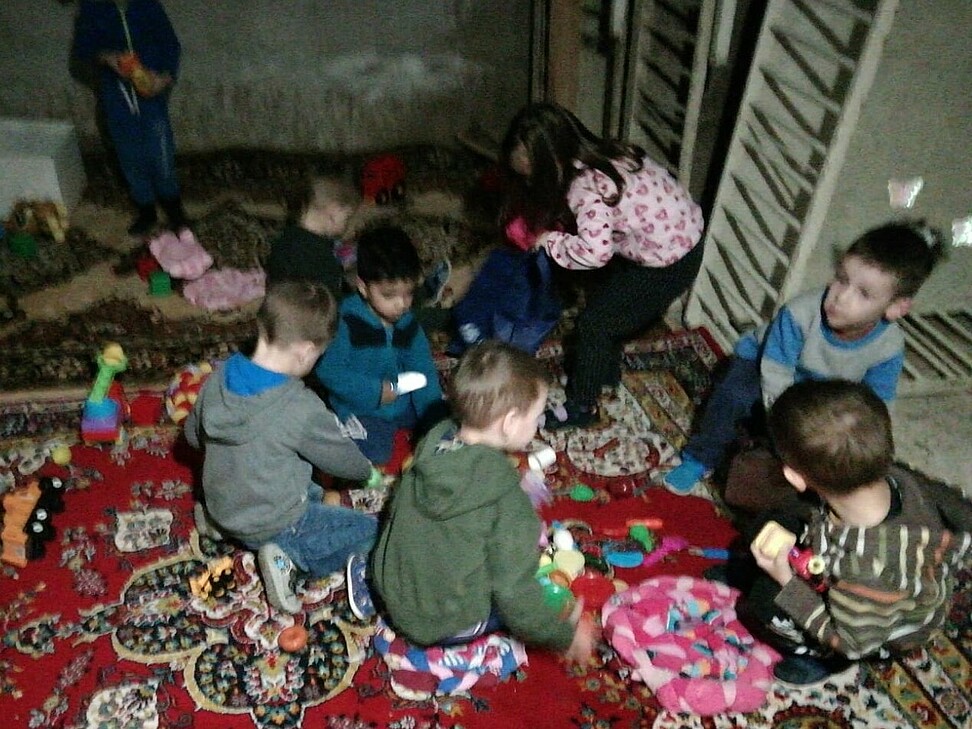 Ausharren im Luftschutzbunker