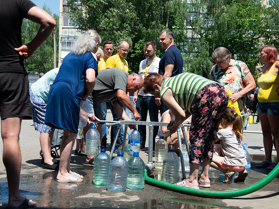 Trinkwasser im Krieg in der Ukraine