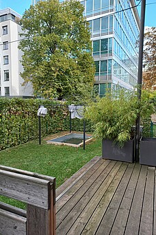 Garten der Kindergartengruppe