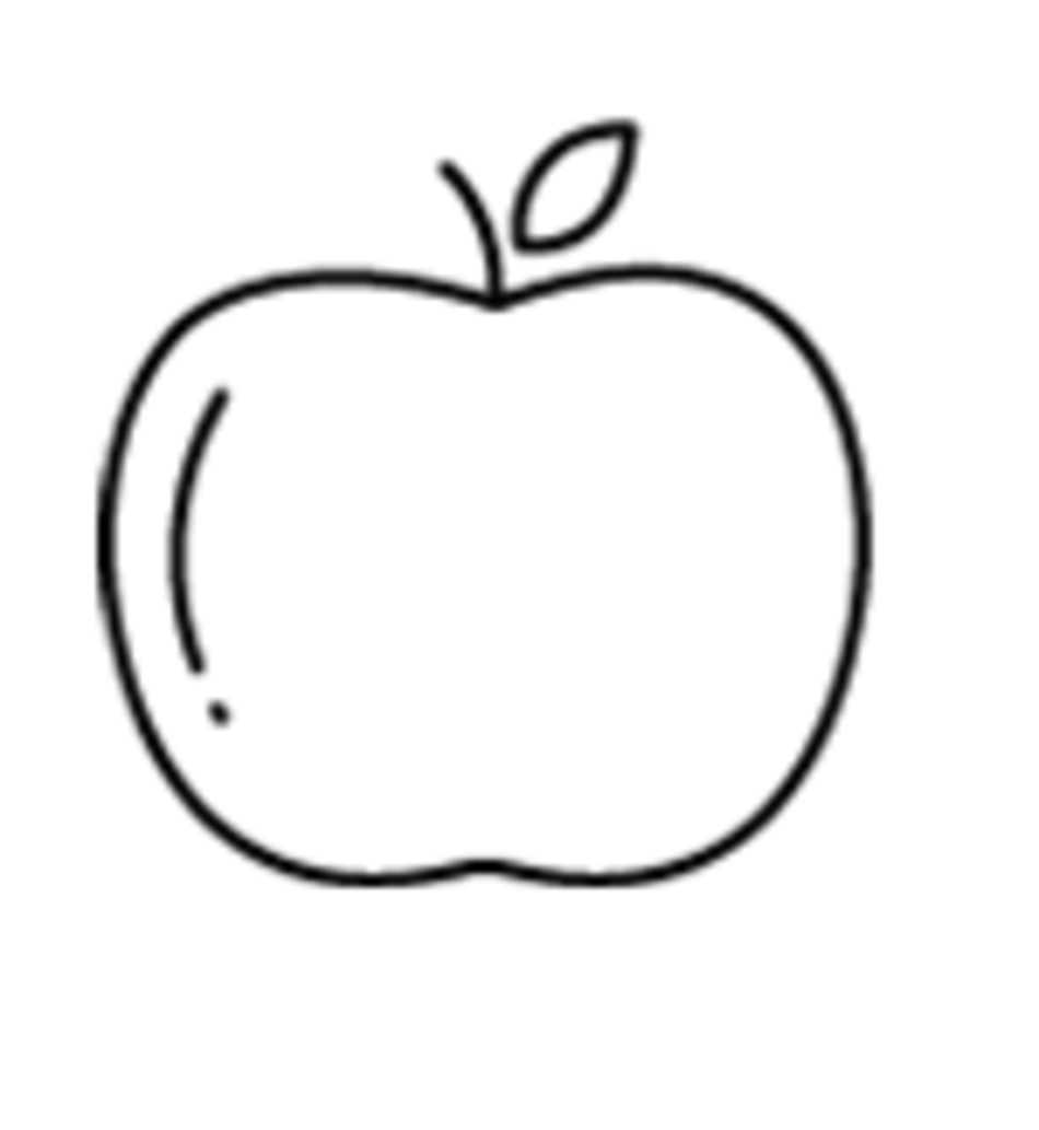 Illustration Apfel