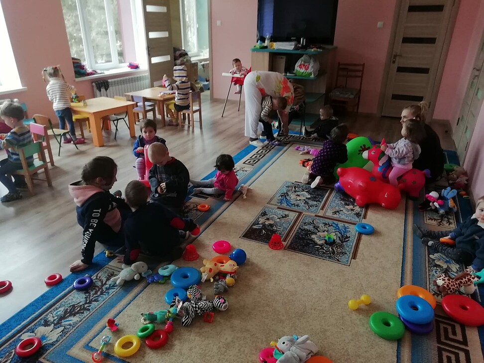 Waisenkinder in der Ukraine