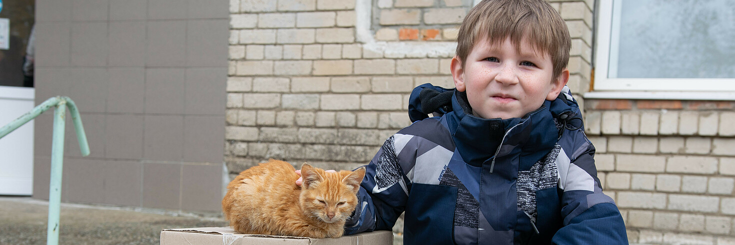 Kind in der Ukraine