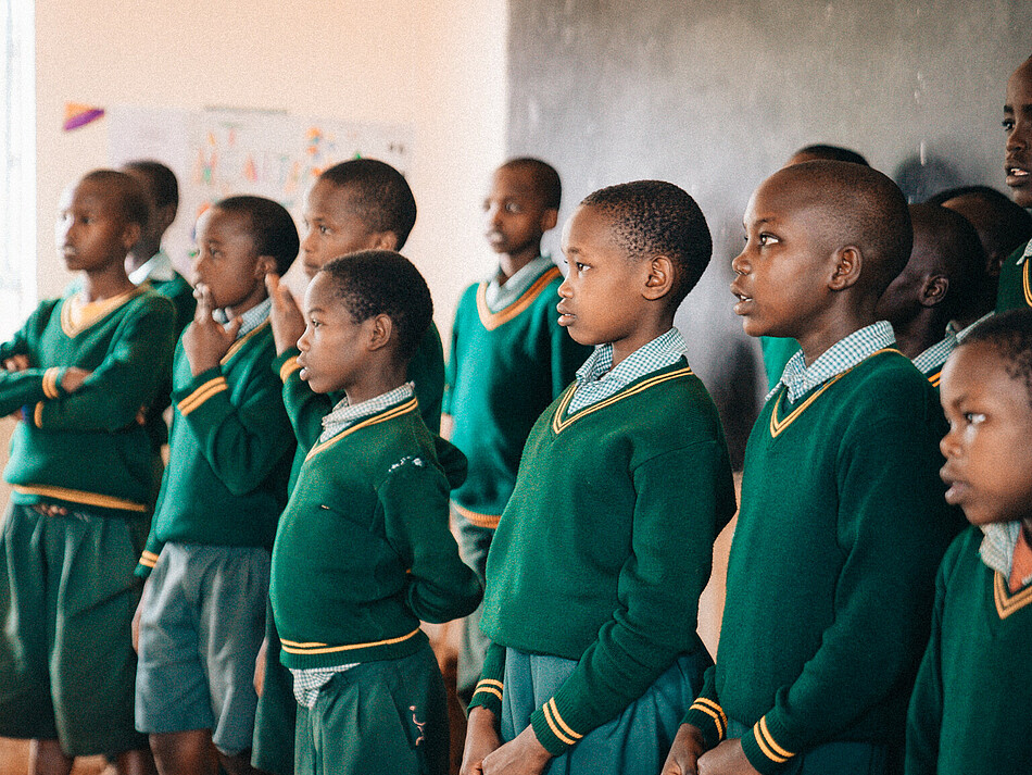 Schulkinder in Kenia