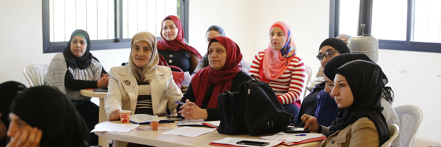 Ausbildung für syrische Frauen