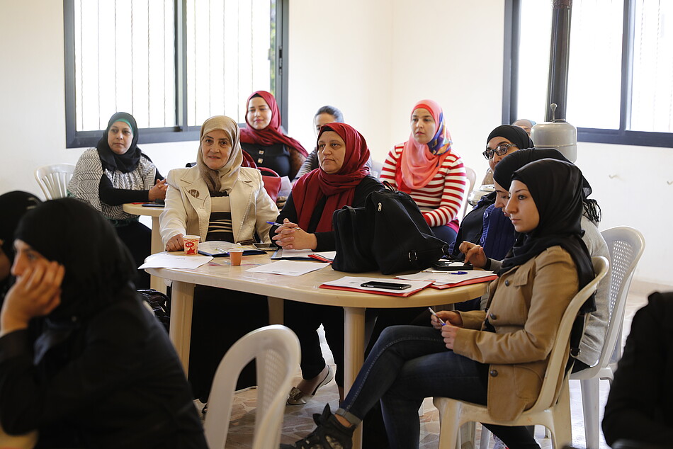 Ausbildung für syrische Frauen