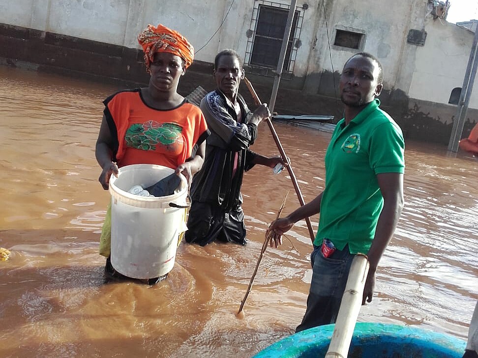 Mosambik unter Wasser