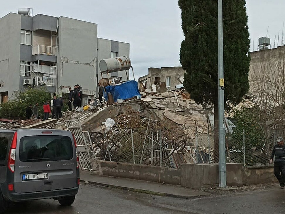 Zerstörung nach Erdbeben in Hatay / Türkei