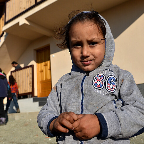 Little girl in Bosnia and Herezgowina