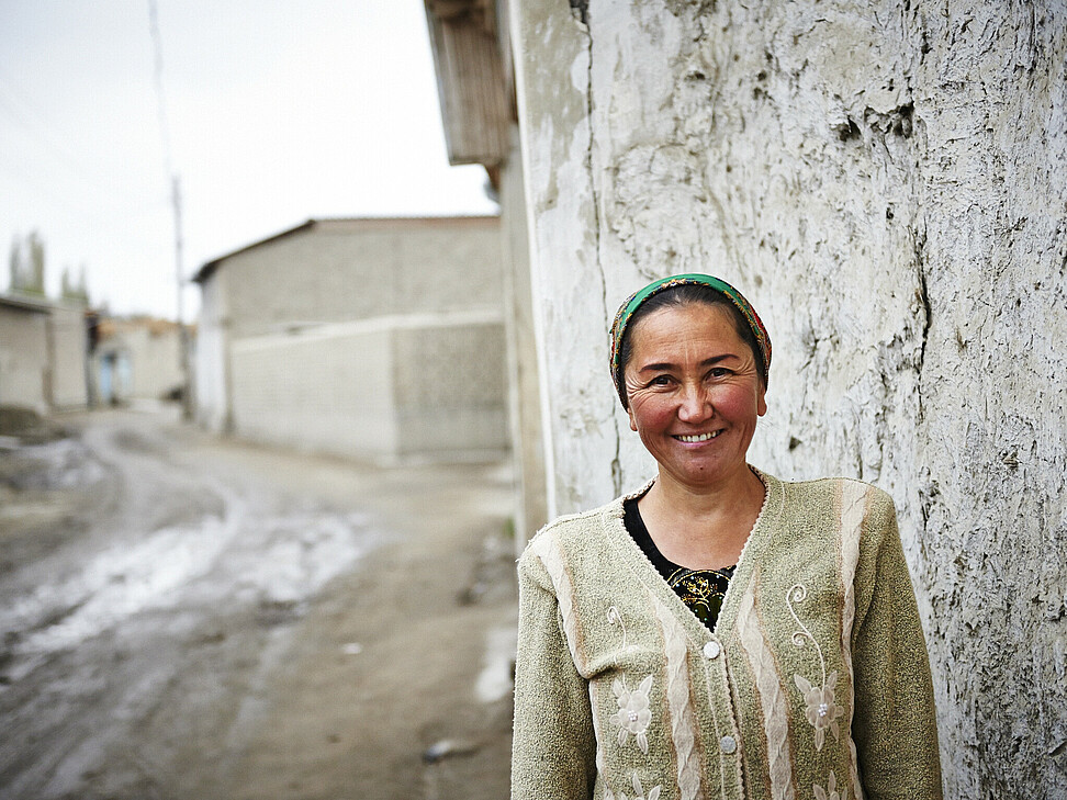 Frau in Tadschikistan