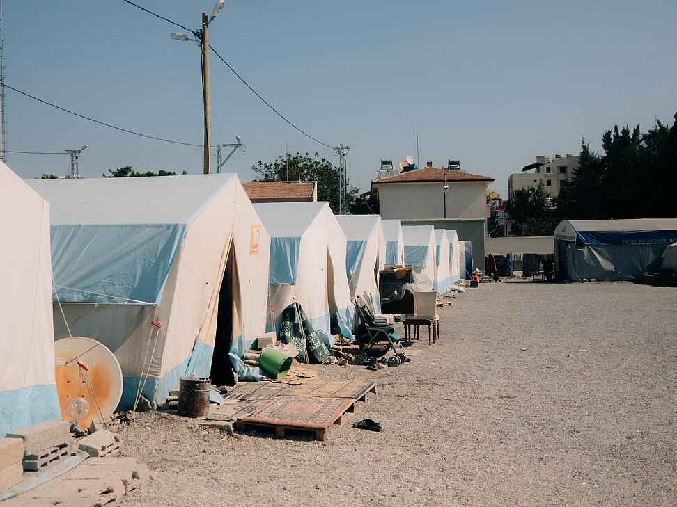 Zeltlager Türkei / Syrien