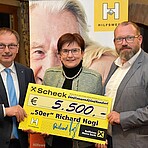 Geburtstagsspende von Richard Hogl an das Hilfswerk Niederösterreich 2017