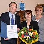 Ehrung von Frau Pauline Gschwandtner