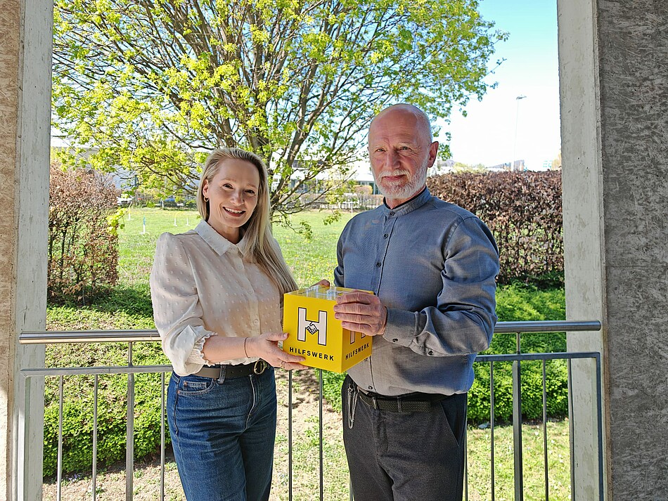 Geschäftsführung Hilfswerk Tanja Stadler und Gerald Mussnig