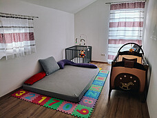 Schlafraum bei Tagesmutter Carina Leiner