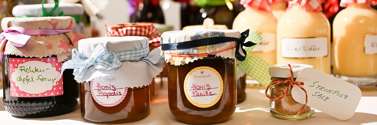 Selbstgemachte Weihnachtswaren