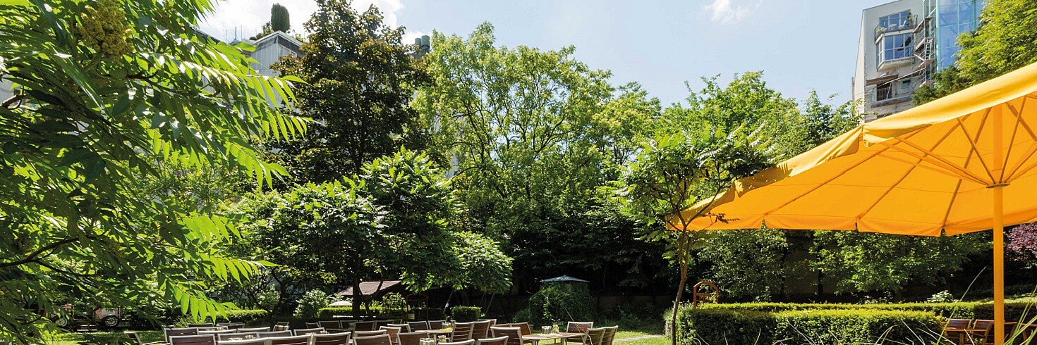 Garten des Wiener Hilfswerks in Neubau