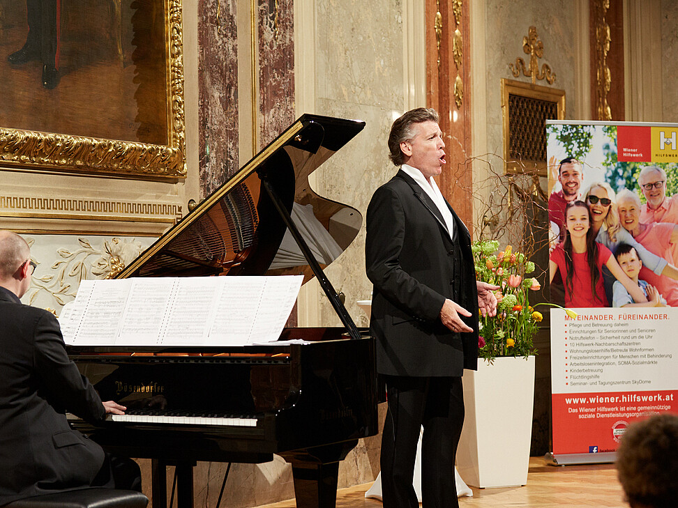 Thomas Hampson singt, Christian Koch begleitet am Klavier