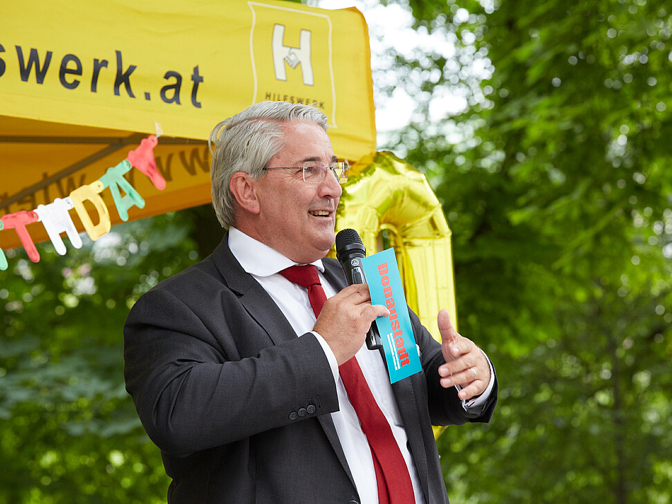 Donaustadt-Bezirksvorsteher Ernst Nevrivy
