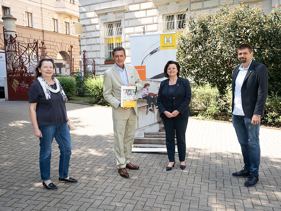 Verena Kauer, Peter Hanke, Sabine Geringer, Michael Eibensteiner (v.l.n.r.)